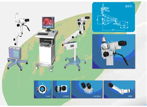 (MS-100) Microscopio ginecológico Endoscopio Operación del colposcopio Microscopio de cirugía